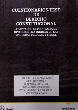 Cuestionarios Test de Derecho Constitucional