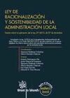 LEY DE RACIONALIZACION Y SOSENIBILIDAD DE LA ADMINITRACION LOCAL