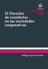 EL DERECHO DE REEMBOLSO EN LAS SOCIEDADES COOPERATIVAS