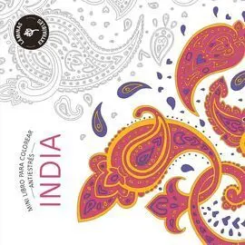 India (Mini Libro para Colorear. Antiestrés)