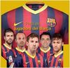 PINTA AMB ELS JUGADORS DEL BARÇA