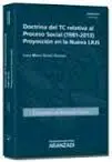 Doctrina del Tc Relativa Al Proceso Social 1981 2013