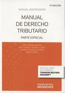 Manual de Derecho Tributario. Parte Especial ( Ebook+Papel ) * Aranzadi