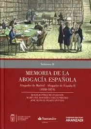 Memoria de la Abogacia Española Vol. ii