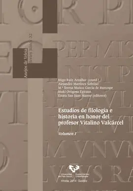 Estudios de Filología e Historia en Honor del Profesor Vitalino Valcárcel. Volúm