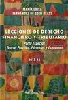 LECCIONES DE DERECHO FINANCIERO Y TRIBUTARIO. PARTE ESPECIAL
