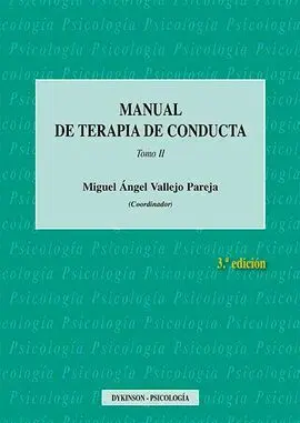 Manual de Terapia de Conducta Tomo Ii