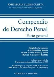 Compendio de Derecho Penal. Parte General