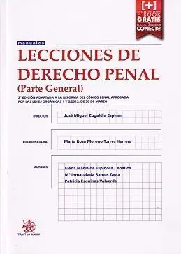 Lecciones de Derecho Penal ( Parte General)