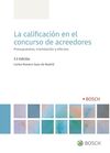 CALIFICACIÓN EN EL CONCURSO DE ACREEDORES 2022.