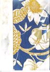 LIBRETA ARTESANAL. TELA AZUL