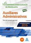 AUXILIARES ADMINISTRATIVOS CONVOCATORIAS 2015