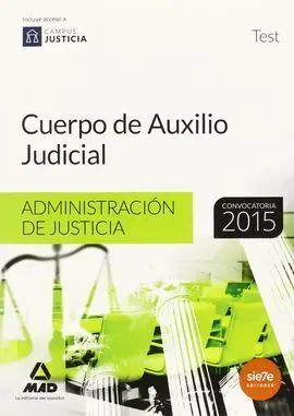 Test Cuerpo Auxilio Judicial Administración Justicia