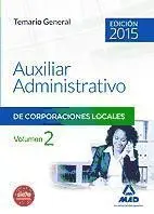 Auxiliar Administrativo 2 Temario Corporaciones Locales
