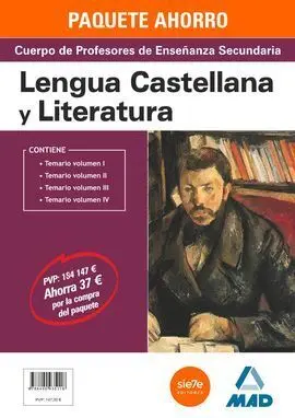Paquete Ahorro Lengua y Literatura Cuerpo de Profesores de Enseñanza Secundaria