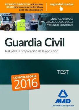 Guardia Civil. Test para la Preparación de Oposición