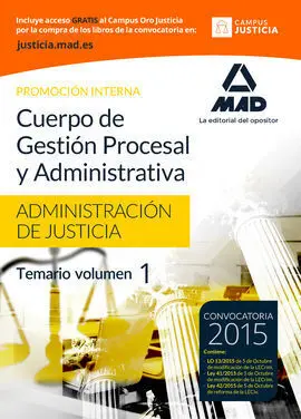 Cuerpo de Gestión Procesal y Administrativa de la Administración de Justicia (Pr