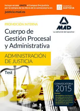 Cuerpo de Gestión Procesal y Administrativa de la Administración de Justicia (Pr