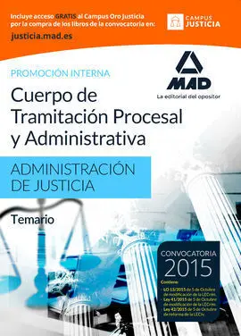 Cuerpo de Tramitación Procesal y Administrativa (Promoción Interna) de la Admini
