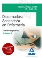 Diplomado/A Sanitario/A en Enfermería del Instituto Catalán de la Salud. Temario