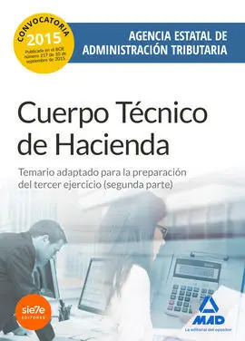 Cuerpo Técnico de Hacienda. Agencia Estatal de Administración Tributaria. Temari
