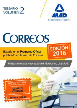 Correos Tomo Ii 2016