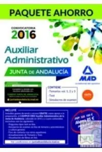 Paquete Ahorro Auxiliar Administrativo Junta Andalucia