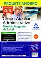 Grupo Auxiliar Administrativo Servicio Aragonés de Salud. (Paquete Ahorro-5 Volú