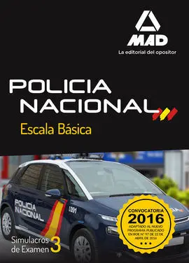 Policía Nacional Escala Básica Simulacros de Examen 3