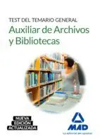 Auxiliar Archivo y Biblioteca - Test General