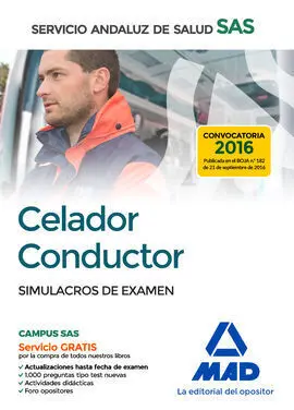 Celador Conductor del Servicio Andaluz de Salud. Simulacros de Examen