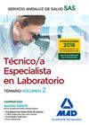 TÉCNICO/A ESPECIALISTA EN LABORATORIO DEL SERVICIO ANDALUZ DE SALUD. TEMARIO ESPECÍFICO VOLUMEN 2