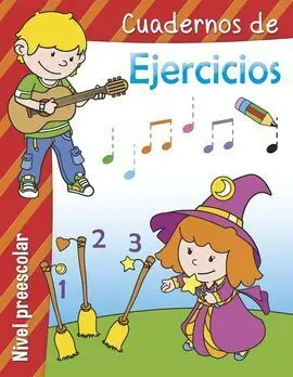 Cuadernos de Ejercicios Rojo Nivel Preescolar