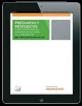 Preguntas y Respuestas para Preparar el Examen de Acceso a la Abogacía (2015) (No en Formato Libro. Es E-Book)