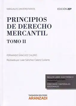 Principios de Derecho Mercantil. Tomo Ii