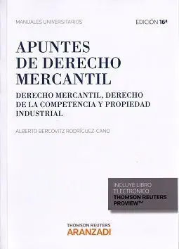 Apuntes de Derecho Mercantil (Papel + E-Book)