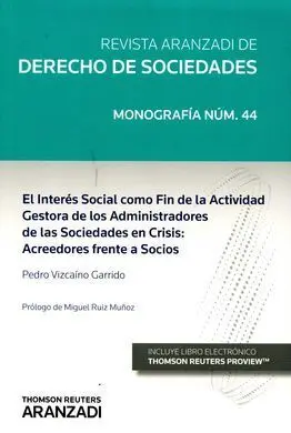 Interes Social Como Fin Actividad Gestora Administradores
