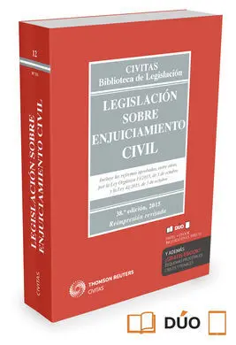 Legislación Sobre Enjuiciamiento Civil (Papel + E-Book)