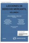 LECCIONES DE DERECHO MERCANTIL VOL. I.  2016