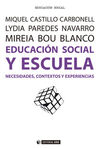 EDUCACIÓN SOCIAL Y ESCUELA