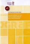 RECONOCIMIENTO DE LAS RESOLUCIONES PENALES EN LA UNION EUROPEA