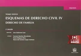 Esquemas de Derecho Civil Iv. Tomo Xxxvii