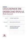 LECCIONES DE DERECHO PENAL. PARTE GENERAL