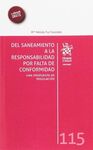 DEL SANEAMIENTO A LA RESPONSABILIDAD POR FALTA DE CONFORMIDAD