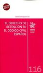 EL DERECHO DE RETENCION EN EL CÓDIGO CIVIL ESPAÑOL