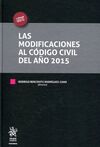 LAS MODIFICACIONES AL CÓDIGO CIVIL DEL AÑO 2015