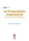 LA FINANCIACIÓN EMPRESARIAL. TRIBUTACIÓN EN LA EMPRESA Y DEL INVERSOR