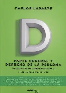 Principios de Derecho Civil, I. 2017