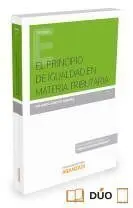 El Principio de Iguladad en Materia Tributaria