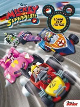 Mickey I Els Superpilots. Llibre Per Pintar